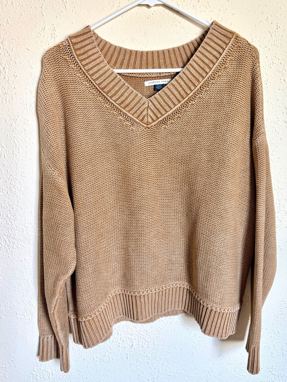 American Eagle V-Neck Cotton Sweater